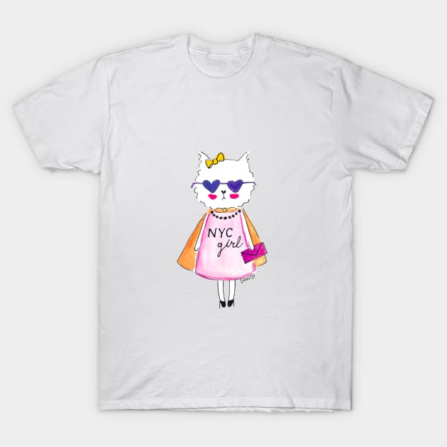 NYC Girl T-Shirt by Lady Lucas